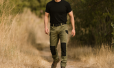 Men's Urban Cargo Trousers: Waterproof Ripstop Outdoor Trousers