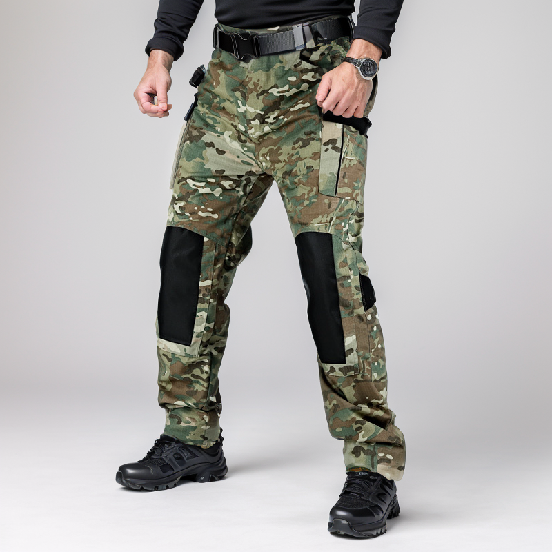 Men's Urban Cargo Hunting Trousers Waterproof Ripstop Outdoor Trousers