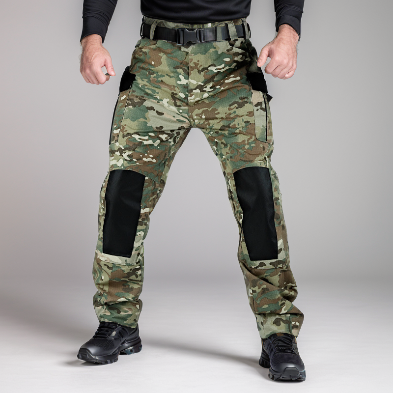 Men's Urban Cargo Hunting Trousers Waterproof Ripstop Outdoor Trousers