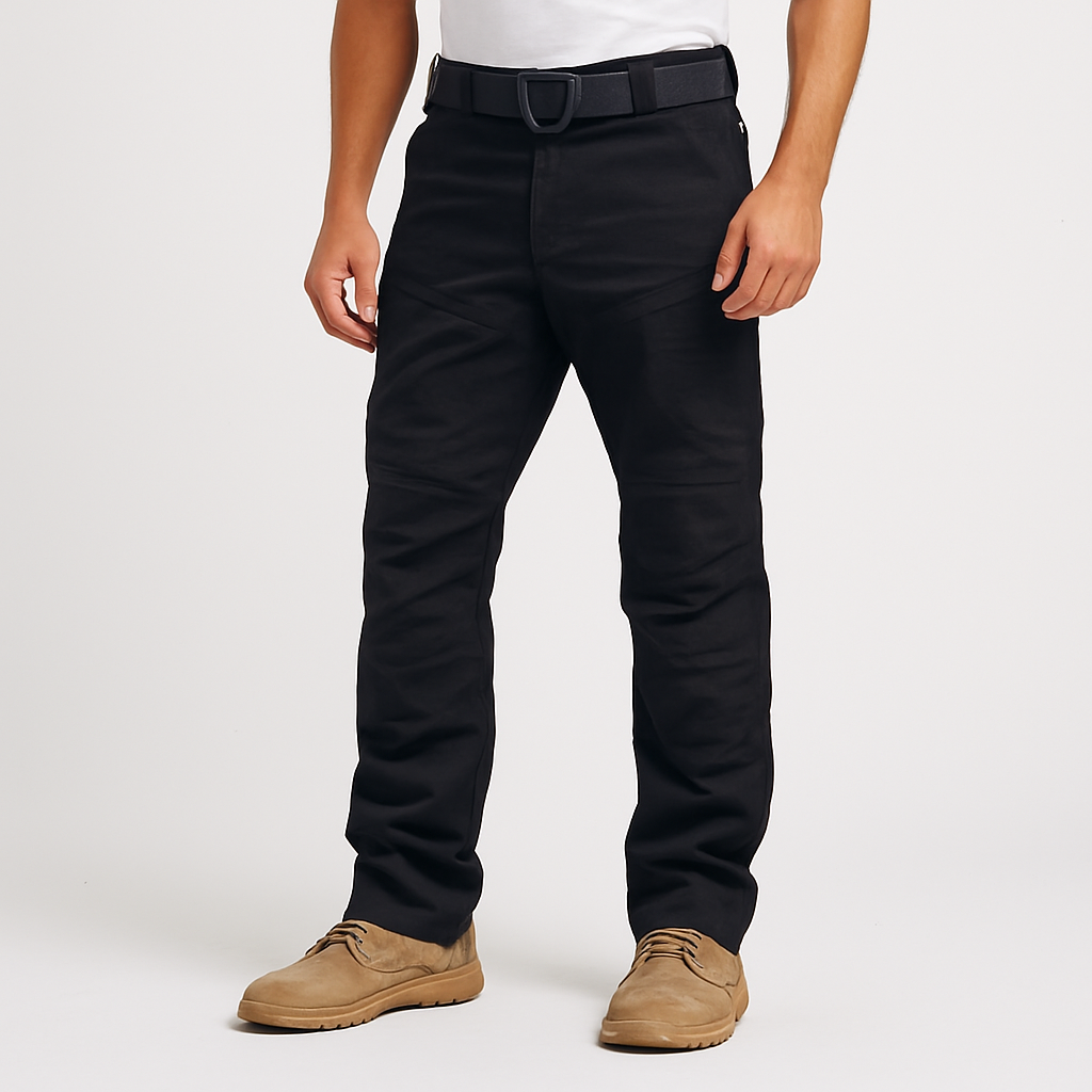 Men's Outdoor Stretch Black Work Trousers