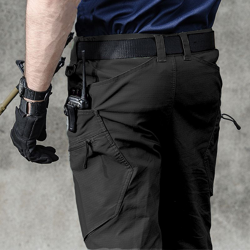 Men's Outdoor Stretch Black Work Trousers
