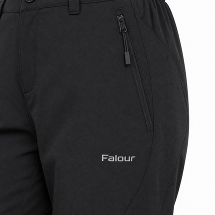 Women’s Lightweight Outdoor Jogger Trousers with Zip Pocket and Adjustable Hem