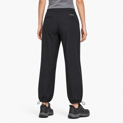 Women’s Lightweight Outdoor Jogger Trousers with Zip Pocket and Adjustable Hem