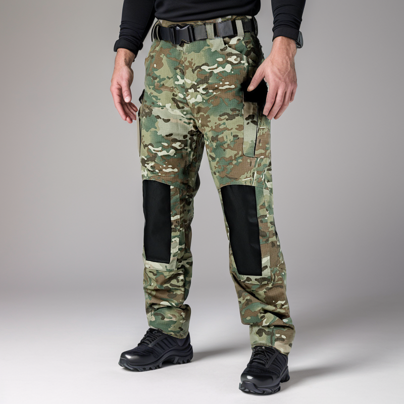 Men's Urban Cargo Hunting Trousers Waterproof Ripstop Outdoor Trousers