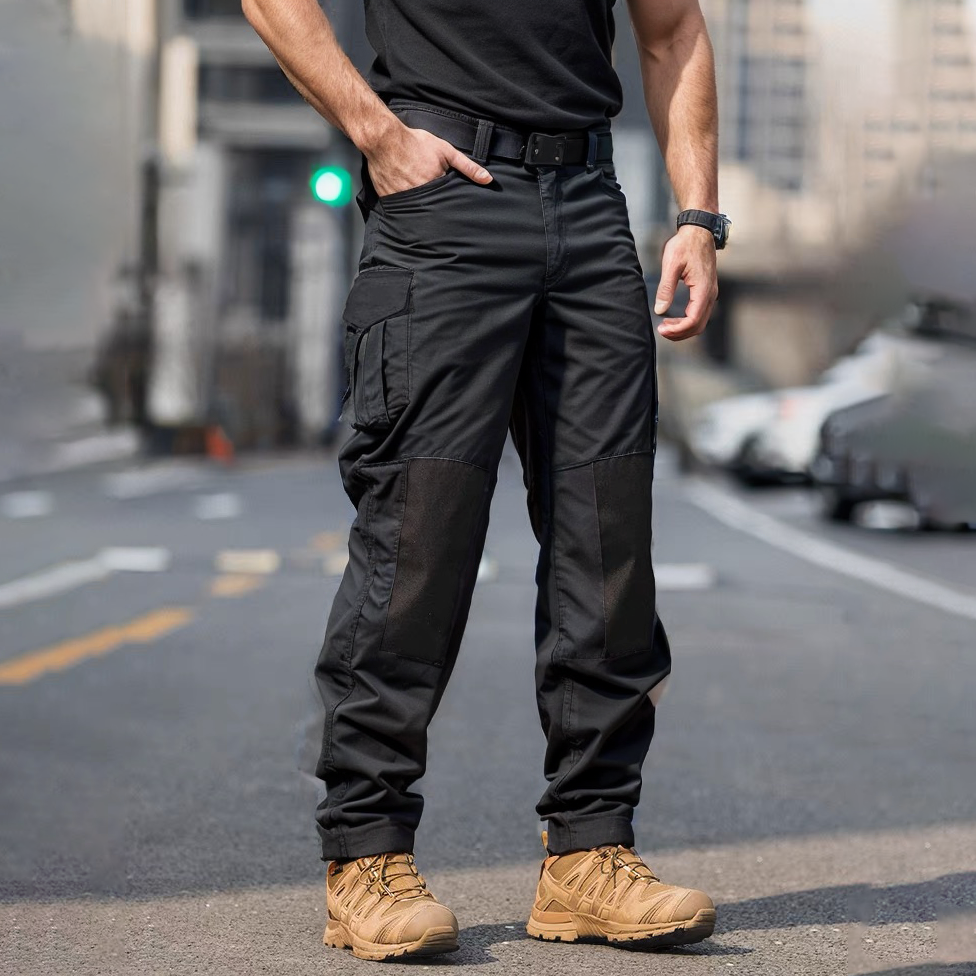 Men's Urban Cargo Hunting Trousers Waterproof Ripstop Outdoor Trousers