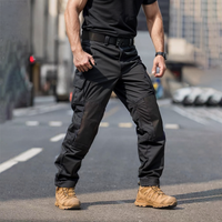 Men's Urban Cargo Hunting Trousers Waterproof Ripstop Outdoor Trousers