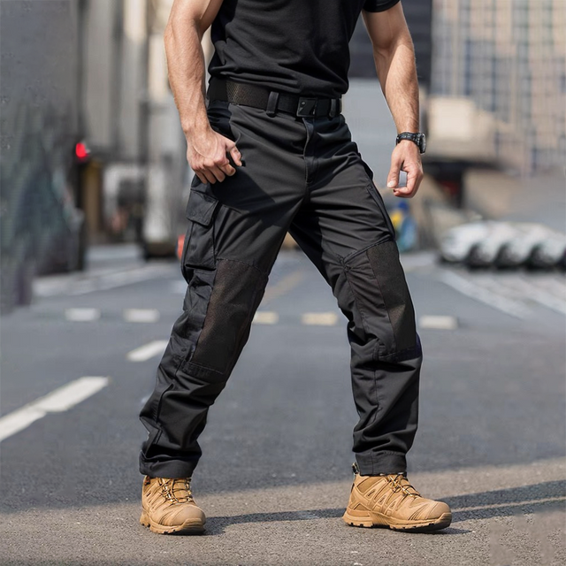 Men's Urban Cargo Hunting Trousers Waterproof Ripstop Outdoor Trousers