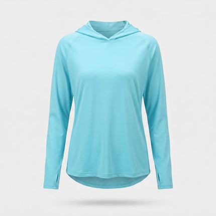 Women's Lightweight Quick-Dry Outdoor Sun Hoodie – UPF 50+ UV Protection