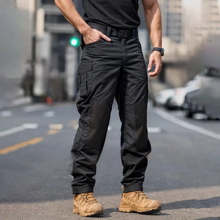 Men's Urban Cargo Hunting Trousers Waterproof Ripstop Outdoor Trousers