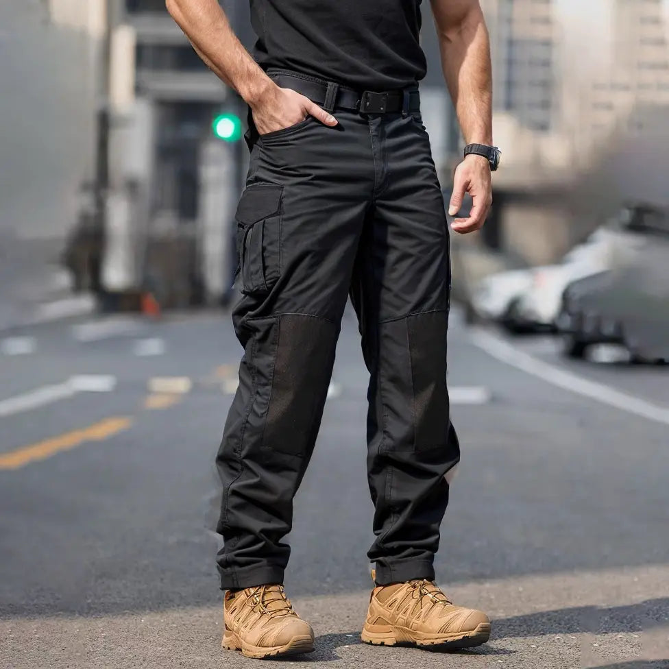 Men's Urban Cargo Hunting Trousers Waterproof Ripstop Outdoor Trousers