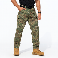 Men's Outdoor Waterproof Ripstop Cargo Work Trousers