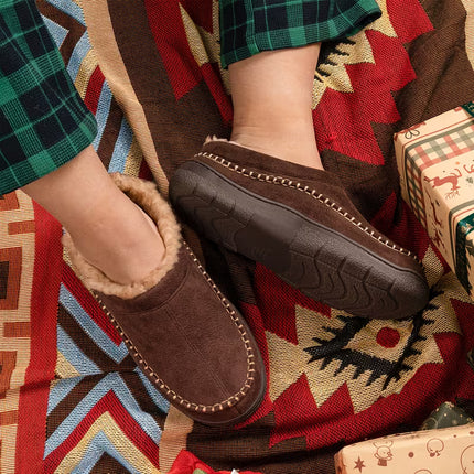 Men’s Winter Soft Orthopedic Slippers – Easy Slip-On