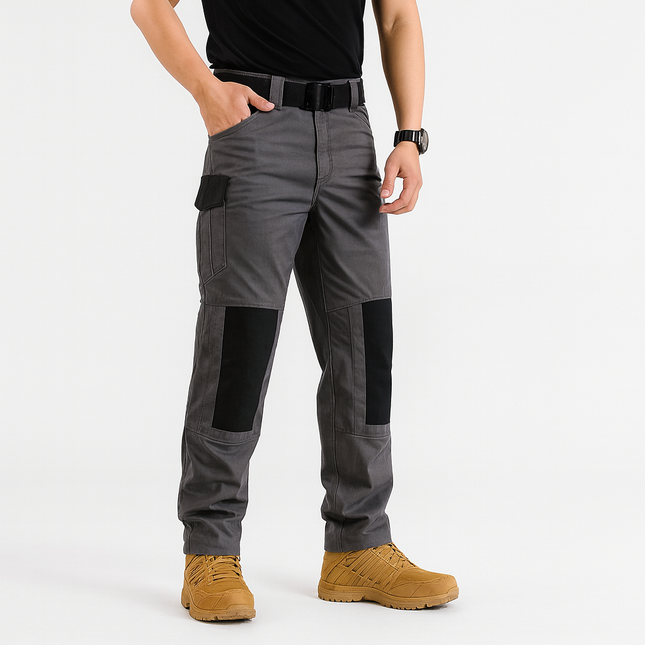 Men's Urban Waterproof Ripstop Cargo Work Trousers