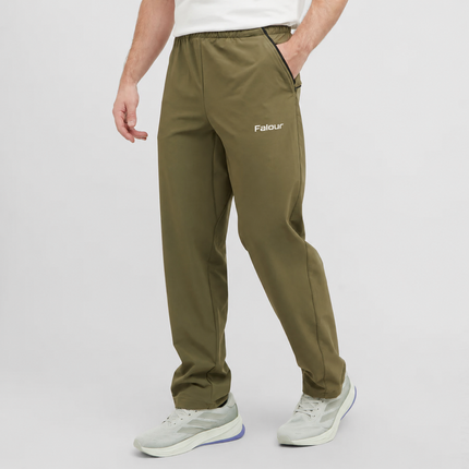 Men’s Lightweight Outdoor Pants with Elastic Waist