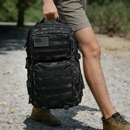 Falour Elite Outdoor Tactical Assault Backpack – Durable Hiking & Travel Pack