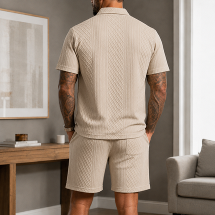 Men’s Summer Lightweight Casual 2-Piece Set
