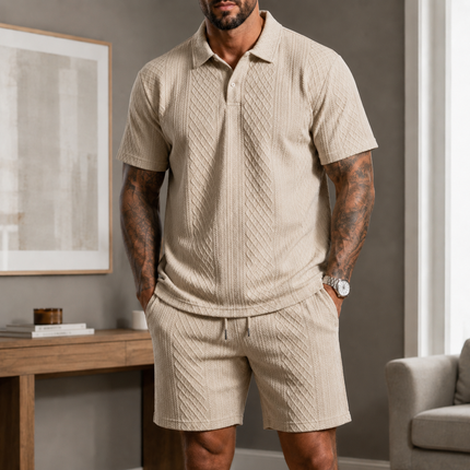 Men’s Summer Lightweight Casual 2-Piece Set