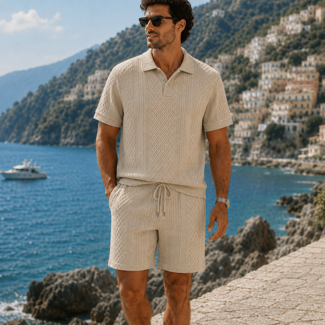 Men’s Summer Lightweight Casual 2-Piece Set