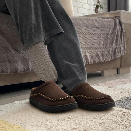 Men’s Winter Soft Orthopedic Slippers – Easy Slip-On