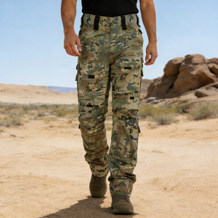 Ripstop Poly-Cotton Outdoor Cargo Trousers