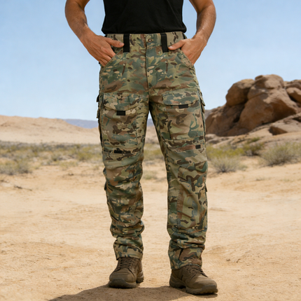 Ripstop Poly-Cotton Outdoor Cargo Trousers