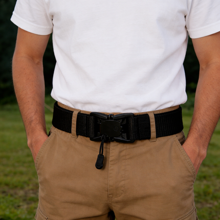 Stretch Belt with Magnetic Buckle