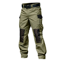 Men's Urban Waterproof Ripstop Cargo Work Trousers