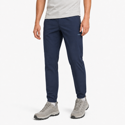 Men’s Trail Jogger Pants with Geometric Knee Panels and Zip Pocket