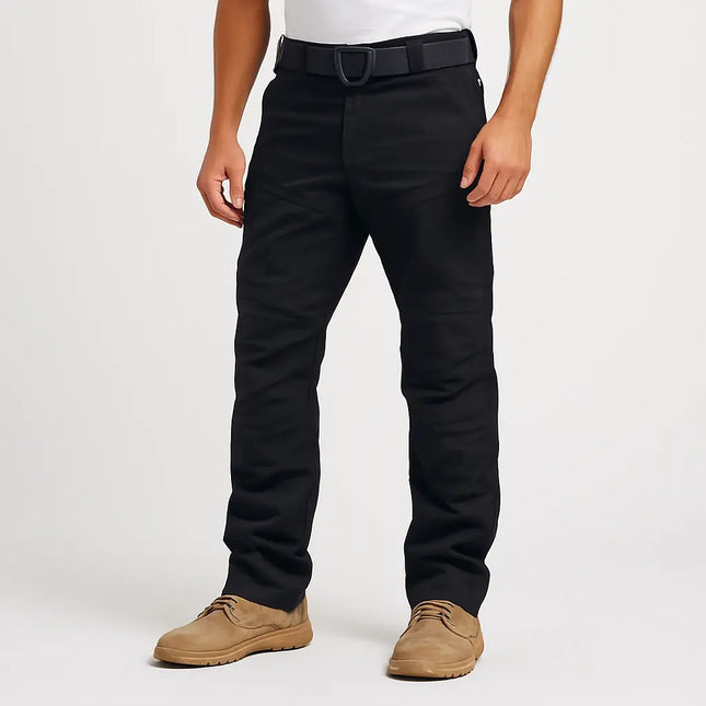 Men's Outdoor Waterproof Tactical Trousers Stretch Black Work Trousers