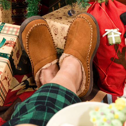 Men’s Winter Soft Orthopedic Slippers – Easy Slip-On
