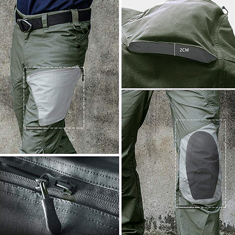 Men's Adventure Stretch Cargo Trousers– Army Green