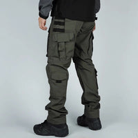 Men's Outdoor Waterproof Ripstop Cargo Work Trousers