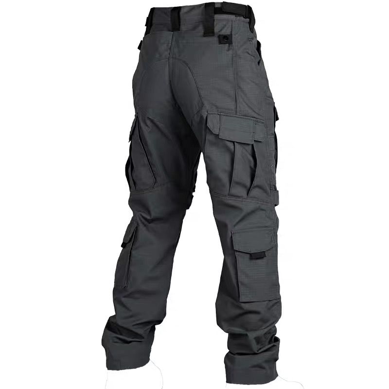 Men's Outdoor Waterproof Ripstop Cargo Work Trousers