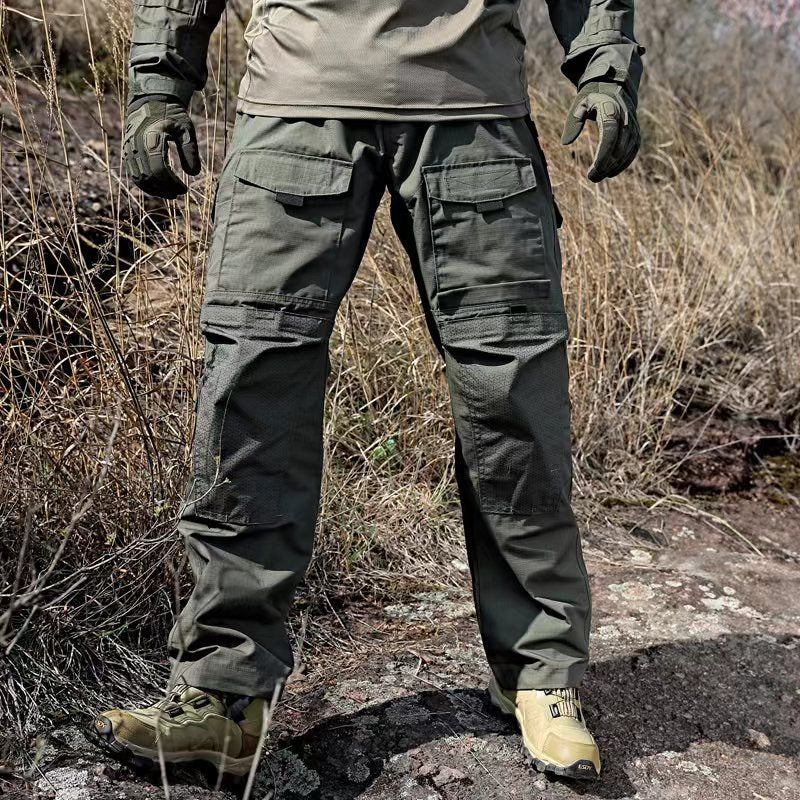Men's Outdoor Waterproof Ripstop Cargo Work Trousers