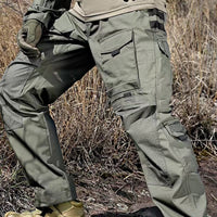 Men's Outdoor Waterproof Ripstop Cargo Work Trousers