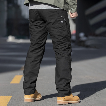 Men's Outdoor Outdoor Waterproof Tactical Trousers Stretch Black Work Trousers