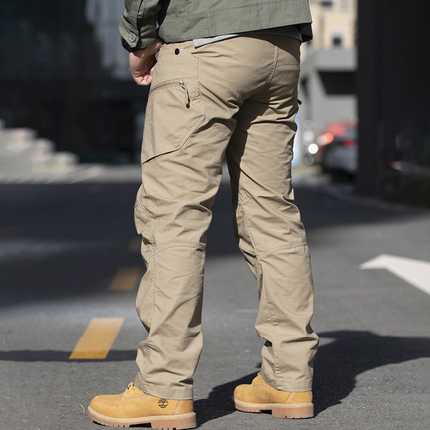 Men's Urban Pro Stretch Trousers Outdoor Cargo Hiking Trousers – Khaki