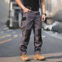 Men's Urban Waterproof Ripstop Cargo Work Trousers