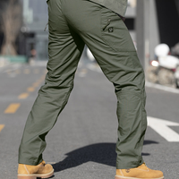 Men's Adventure Stretch Cargo Trousers– Army Green